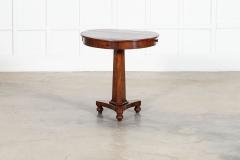 19thC English Mahogany Drum Table - 4153039