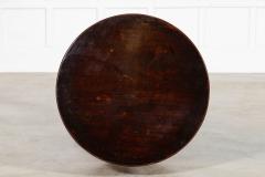 19thC English Mahogany Dumbwaiter Side Table - 4153021