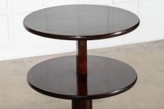 19thC English Mahogany Dumbwaiter Side Table - 4153022