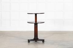 19thC English Mahogany Dumbwaiter Side Table - 4153026