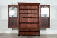 19thC English Mahogany Glazed Bookcase - 3105132