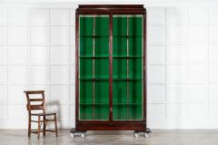 19thC English Mahogany Glazed Display Cabinet - 3923295