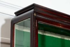 19thC English Mahogany Glazed Display Cabinet - 3923302