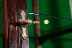 19thC English Mahogany Glazed Display Cabinet - 3923303