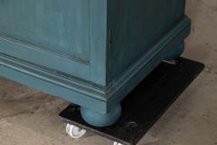 19thC English Mahogany Painted Linen Cabinet - 4406230