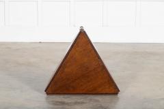 19thC English Oak Folding Cricket Table - 4257117