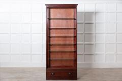 19thC English Oak Glazed Museum Display Cabinet - 2852089