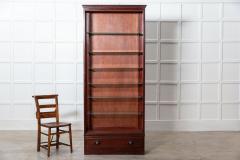 19thC English Oak Glazed Museum Display Cabinet - 2852091