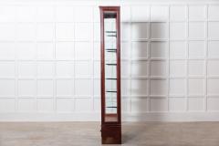 19thC English Oak Glazed Museum Display Cabinet - 2852093