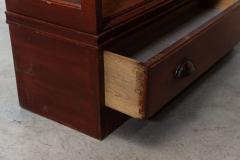 19thC English Oak Glazed Museum Display Cabinet - 2852094