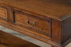 19thC English Oak Potboard Dresser Base - 3446787