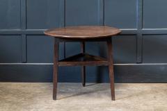 19thC English Oak Tiered Cricket Table - 2030708