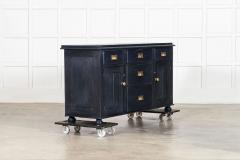 19thC English Painted Pine Dresser Base - 4394253