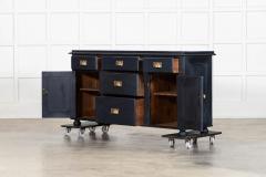 19thC English Painted Pine Dresser Base - 4394257