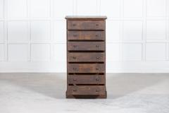 19thC English Painted Pine Workshop Drawers - 2689801