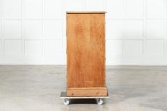 19thC English Pine Bank Haberdashery Drawers Counter - 3438380