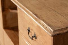 19thC English Pine Bank Haberdashery Drawers Counter - 3438382