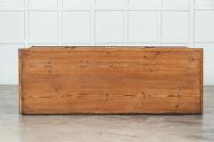 19thC English Pine Bank of Drawers - 3277052