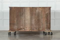 19thC English Pine Bank of Drawers - 3277058