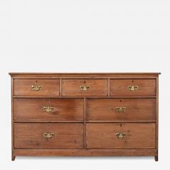 19thC English Pine Bank of Drawers - 3281019
