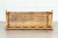 19thC English Pine Bench - 3686459