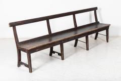 19thC English Pine Chapel Bench - 2232487