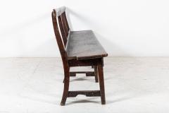 19thC English Pine Chapel Bench - 2232490