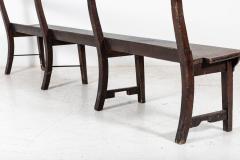 19thC English Pine Chapel Bench - 2232495