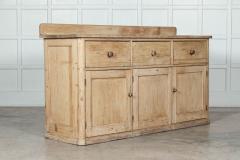 19thC English Pine Dresser Base - 3094489