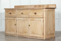 19thC English Pine Dresser Base - 3094495