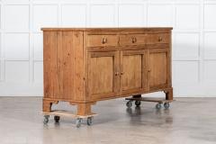 19thC English Pine Dresser Base - 3784381