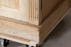19thC English Pine Glazed Dresser Cabinet - 2759104