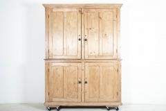 19thC English Pine Housekeepers Cupboard - 2351314