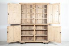 19thC English Pine Housekeepers Cupboard - 2351316