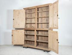 19thC English Pine Housekeepers Cupboard - 2351317