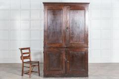 19thC English Pine Painted Housekeepers Cupboard - 2876563