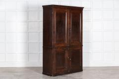 19thC English Pine Painted Housekeepers Cupboard - 2876564