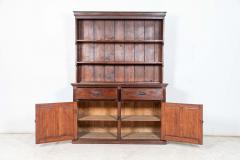 19thC English Pine Waterfall Dresser - 2606071