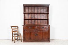 19thC English Pine Waterfall Dresser - 2606074