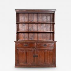 19thC English Pine Waterfall Dresser - 2607936