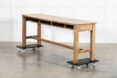 19thC English Pine Work Table - 4270667