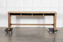 19thC English Pine Work Table - 4270668