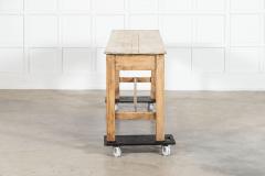 19thC English Pine Work Table - 4270669