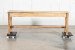 19thC English Pine Work Table - 4270675