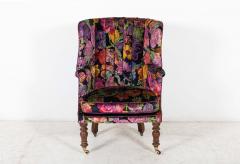 19thC English Porters Armchair Re upholstered in Liberty - 2303315