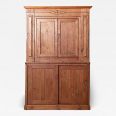 19thC English Provincial Pine Housekeepers Cabinet - 2845854