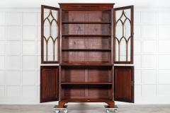 19thC English Regency Mahogany Glazed Bookcase - 3904884