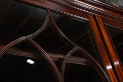 19thC English Regency Mahogany Glazed Bookcase - 3904890