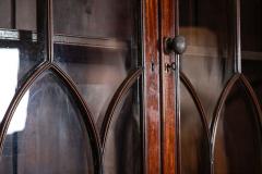 19thC English Regency Mahogany Glazed Bookcase - 3904892