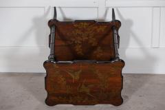 19thC English Rosewood Chinoiserie Two Tier Side Table - 2680839